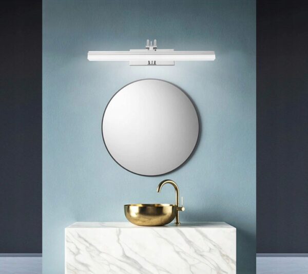 lampa kinkiet ścienna nad lustro do łazienki led chrom chromowana 40cm app372-1w lentis lentis.pl