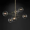 Lampa Wisząca Glamour BUBBLE Kule 6 Złota APP919-6CP