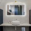 Lampa Kinkiet Podłużny Do Łazienki Nad Lustro LED Złoty Szczotkowany 80cm APP1349-W - obrazek 5