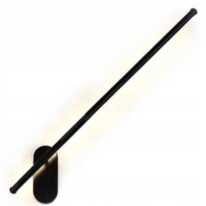 Lampa Ścienna Kinkiet Liniowy LED Podłużna Minimalistyczna Czarna – 92 cm – APP584-1W
