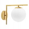 Lampa Kinkiet Ścienny Glamour KULA Mleczna Złota APP674-1W - obrazek 6