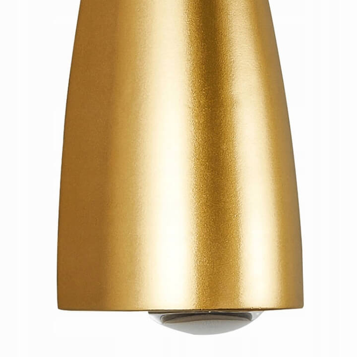 Lampa Kinkiet Ścienna Glamour TUBA Światło Góra / Dół Złota APP1065-W - obrazek 4