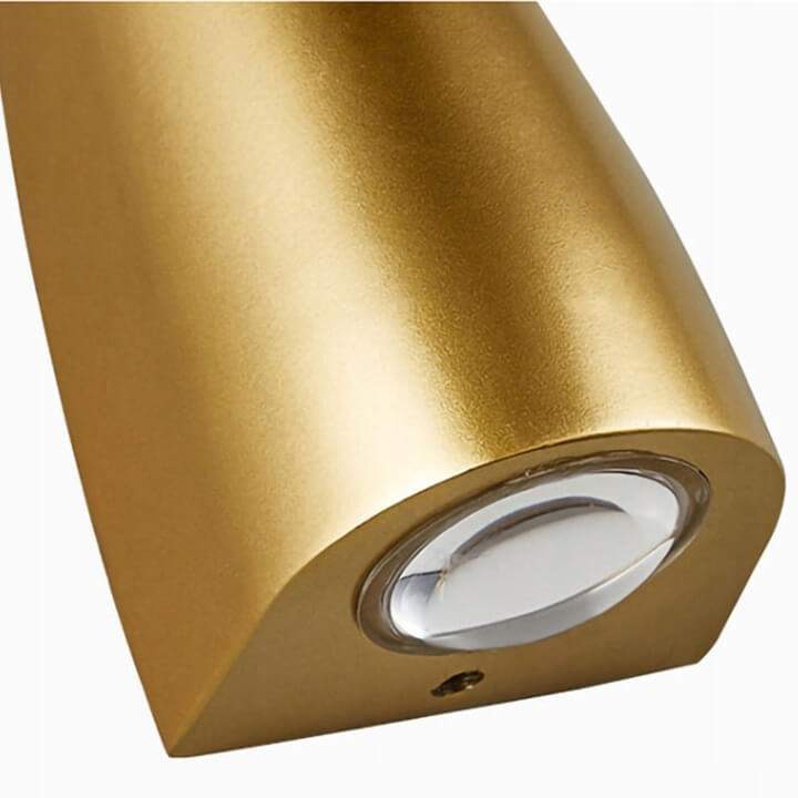 Lampa Kinkiet Ścienna Glamour TUBA Światło Góra / Dół Złota APP1065-W - obrazek 3