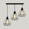 Lampa Kinkiet RENO Diament Druciana Czarna 180986C