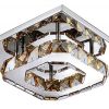 Lampa Sufitowa Plafon Kwadratowy Glamour Kryształowy Chrom Naturalne Światło APP406-C - obrazek 7