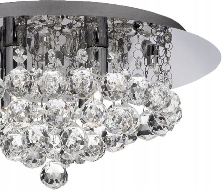 Lampa Sufitowa Plafon CRYSTAL Glamour Kryształy APP403-C - obrazek 4