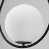 Lampa Wisząca Sufitowa KULA SLIDE Mleczna / Czarna APP938-1CP - obrazek 4