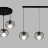 Lampa Wisząca Druciana ODESSA A LOFT Metalowa Czarna 180978A - obrazek 6