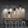 Lampa Wisząca Druciana ODESSA A LOFT Metalowa Czarna 180978A - obrazek 3