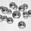 Lampa Wisząca Kula Szklana 20cm Chrom LE 03-1 - obrazek 3