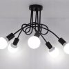 Lampa Wisząca PARADISE 5 Zakręcona Czarna 392252 - obrazek 2
