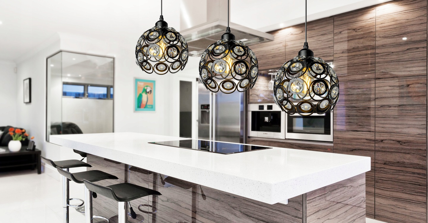 Lampa Wisząca Glamour DIAMENT 3 Czarna Mat APP209-3CPR - obrazek 6