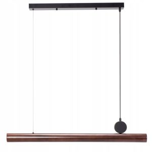 Lampa Wisząca Podłużna FOREST LINE LED Drewniana APP969-1CP