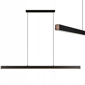 Lampa Sufitowa Wisząca Liniowa Podłużna LONG LED Czarna 100cm APP1448-CP