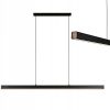 Lampa Sufitowa Wisząca Liniowa Podłużna LONG LED Czarna 80cm APP1447-CP