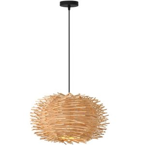 Lampa Wisząca Bambusowa NATURAL BOHO Gniazdo 20 cm APP884-1CP