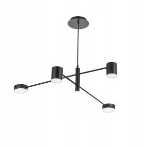 Lampa Sufitowa Nowoczesna SIM Asymetryczna Czarna APP596-4C