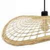 Lampa Wisząca Ażurowa Pleciona Bambusowa Kapelusz Natural Boho APP1541-1CP - obrazek 3