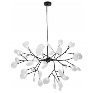 Lampa Wisząca Nowoczesna FLORA Drzewko Jemioła Czarne / Biała APP590-CP