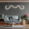Lampa Sufitowa Wisząca Podłużna LONG LED Chrom Srebrna 120cm APP855-CP - obrazek 5