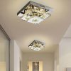 Lampa Sufitowa Plafon Glamour Kryształowa Chrom Naturalne Światło APP410-C - obrazek 6