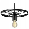 Lampa Wisząca KOŁO Industrial Metal Loft Czarna APP212-1CP - obrazek 8