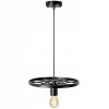 Lampa Wisząca KOŁO Industrial Metal Loft Czarna APP212-1CP - obrazek 3