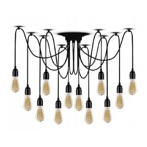 Lampa Wisząca SPIDER Pająk 12 Żarówek
