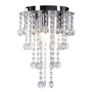 Lampa Sufitowa Wisząca Glamour Wiszące Kryształki 392201