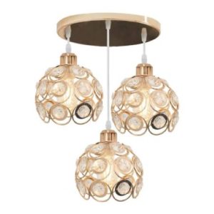 Lampa Wisząca Glamour DIAMENT 3 Złota APP211-3CPR