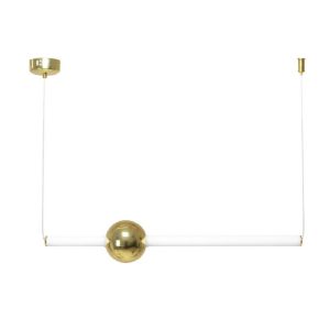 Lampa Wisząca Podłużna LED Kula Złota APP478-CP