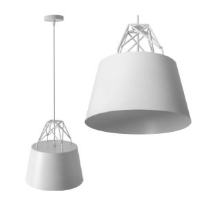 Lampa Wisząca Pojedyncza MODERNO Biała Mat APP423-1CP