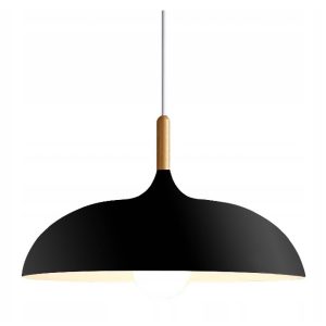 Lampa Wisząca Skandynawska ANZO Czarna Mat APP178-1CP