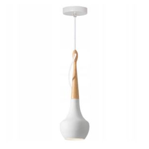 Lampa Wisząca Skandynawska LONG Biała APP937-1CP