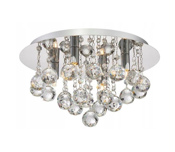 Lampa Sufitowa Plafon CRYSTAL Glamour Kryształy APP403-C