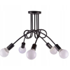 Lampa Wisząca PARADISE 5 Zakręcona Czarna 392252