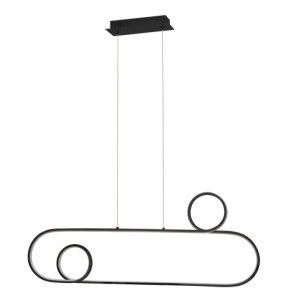 Lampa Wisząca Podłużna CIRCLE LED Czarna APP808-CP