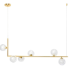 Lampa Wisząca Glamour BUBBLE Podłużna Kule 6 Złota APP690-6CP - obrazek 7