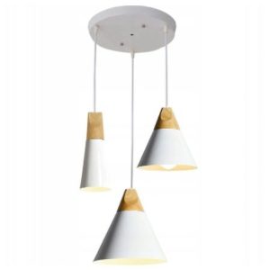 Lampa Wisząca Skandynawska SCANDI SET CPR Biała APP067-3CPR