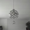 Lampa Wisząca Glamour DIAMENT Srebrna Chrom APP207-1C - obrazek 5