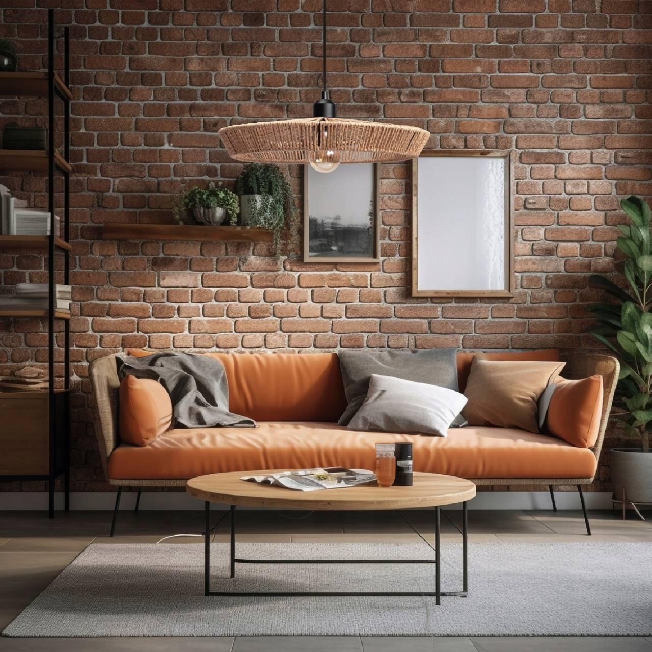 Lampa Wisząca BOHO Naturalna Pleciona Sznurek Jutowy Beżowa APP1407-1CP - obrazek 4