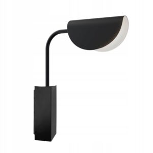 Lampa Ścienna Kinkiet Minimalistyczny Do Sypialni Przy Łóżku Czarny APP1262