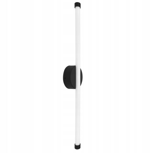 Lampa Ścienna Kinkiet Liniowy LED Podłużna Minimalistyczna Przy Lustrze Czarna – 60 cm – LHJ069-W