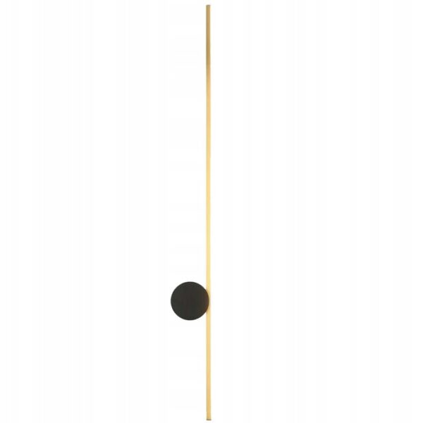 Lampa Ścienna Kinkiet Liniowy LED Podłużna Minimalistyczna Złoty / Czarna – 90 cm – LHJ062-W